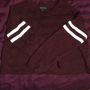 Forever 21 jersey crop top